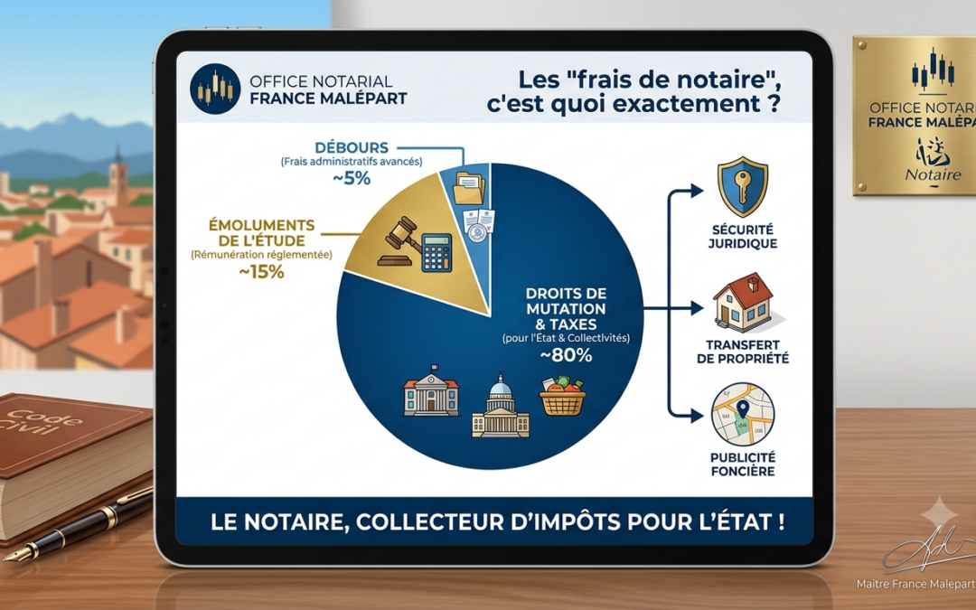 Frais de Notaire : Calcul et Répartition Réelle | Idées Reçues