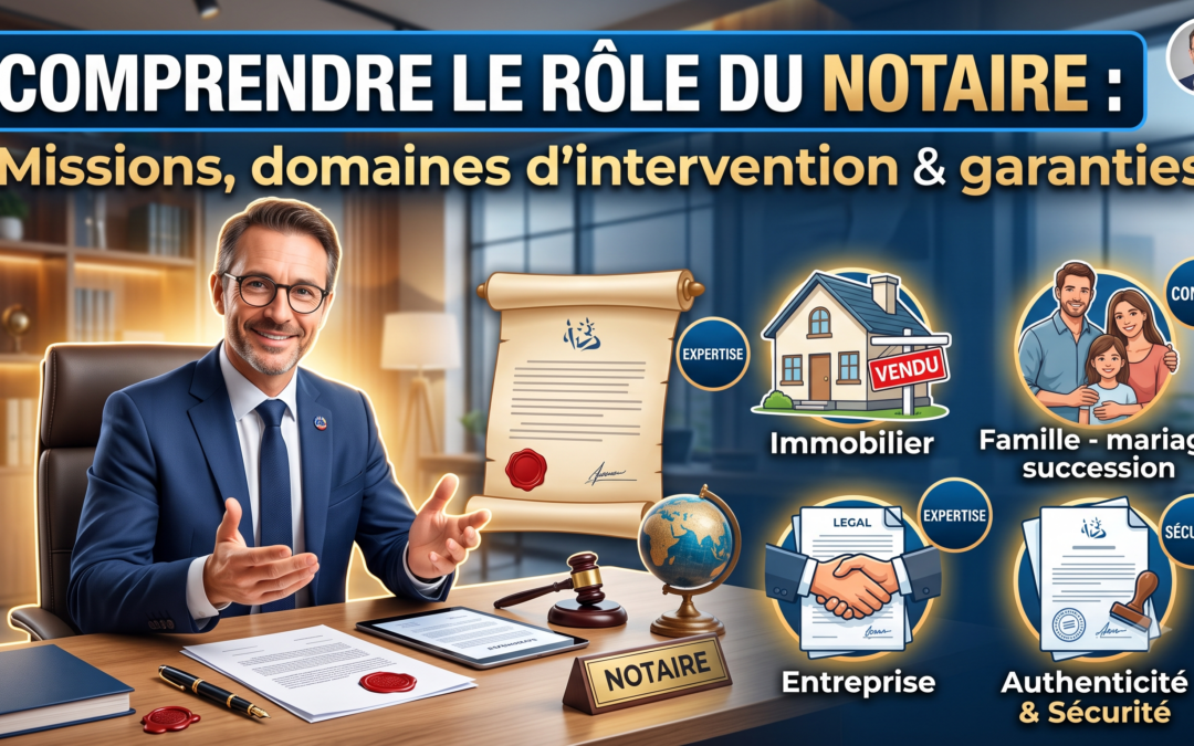 Rôle et missions de l'office notarial France Malépart à Morlaix