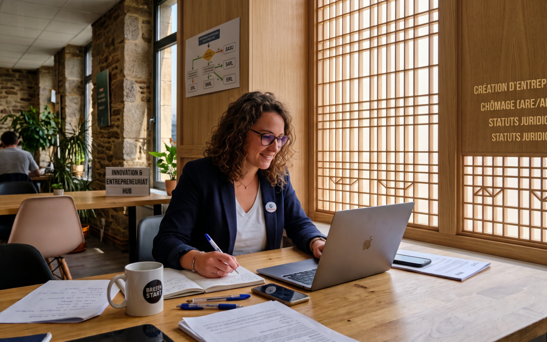 Accompagnement notarial pour la création d'entreprise et cumul ARE ARCE à Morlaix par Maître France Malépart