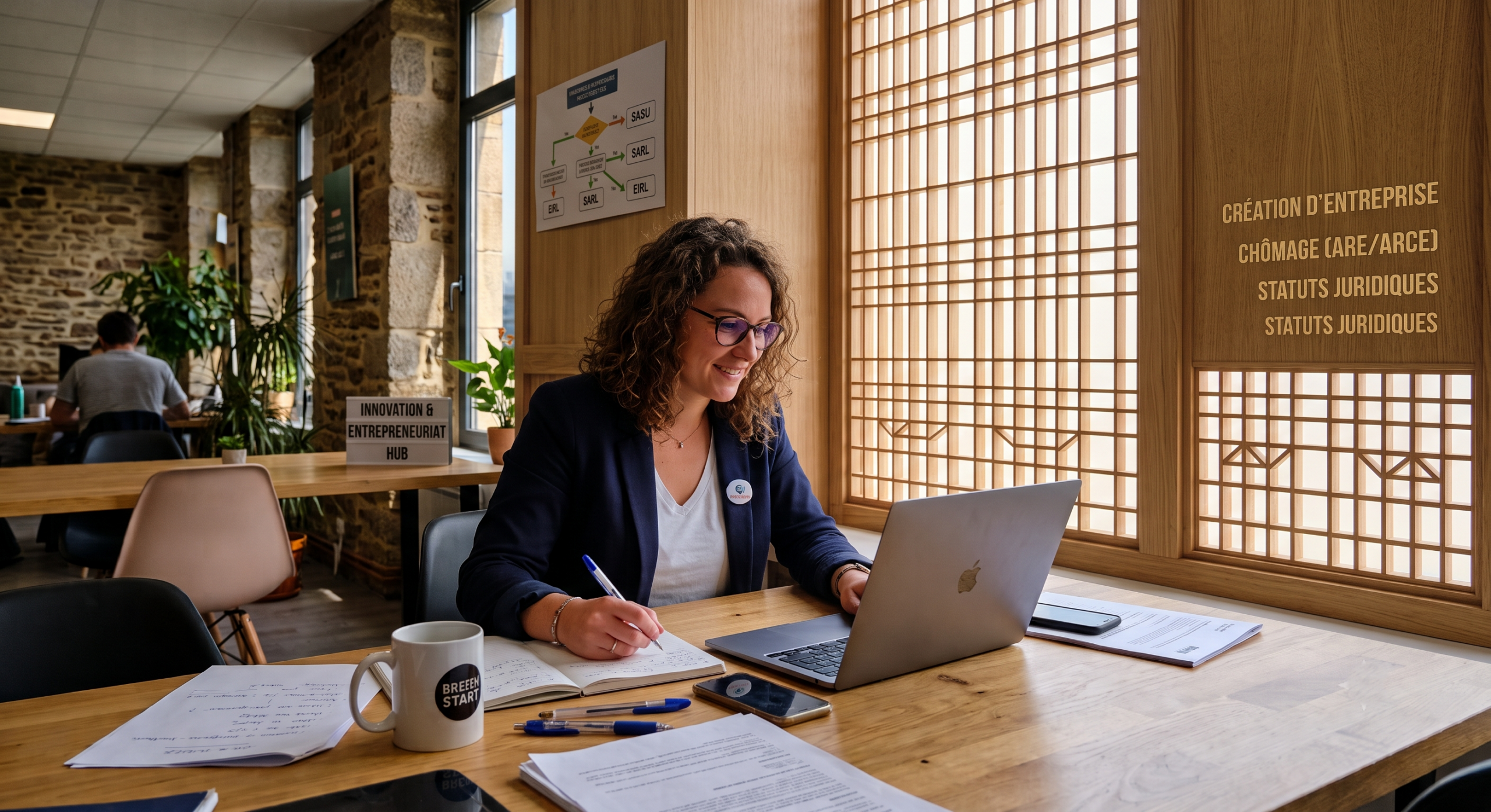 Accompagnement notarial pour la création d'entreprise et cumul ARE ARCE à Morlaix par Maître France Malépart
