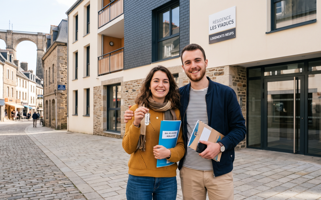 eune couple projetant un premier achat immobilier en Finistere