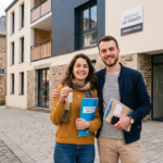 eune couple projetant un premier achat immobilier en Finistere
