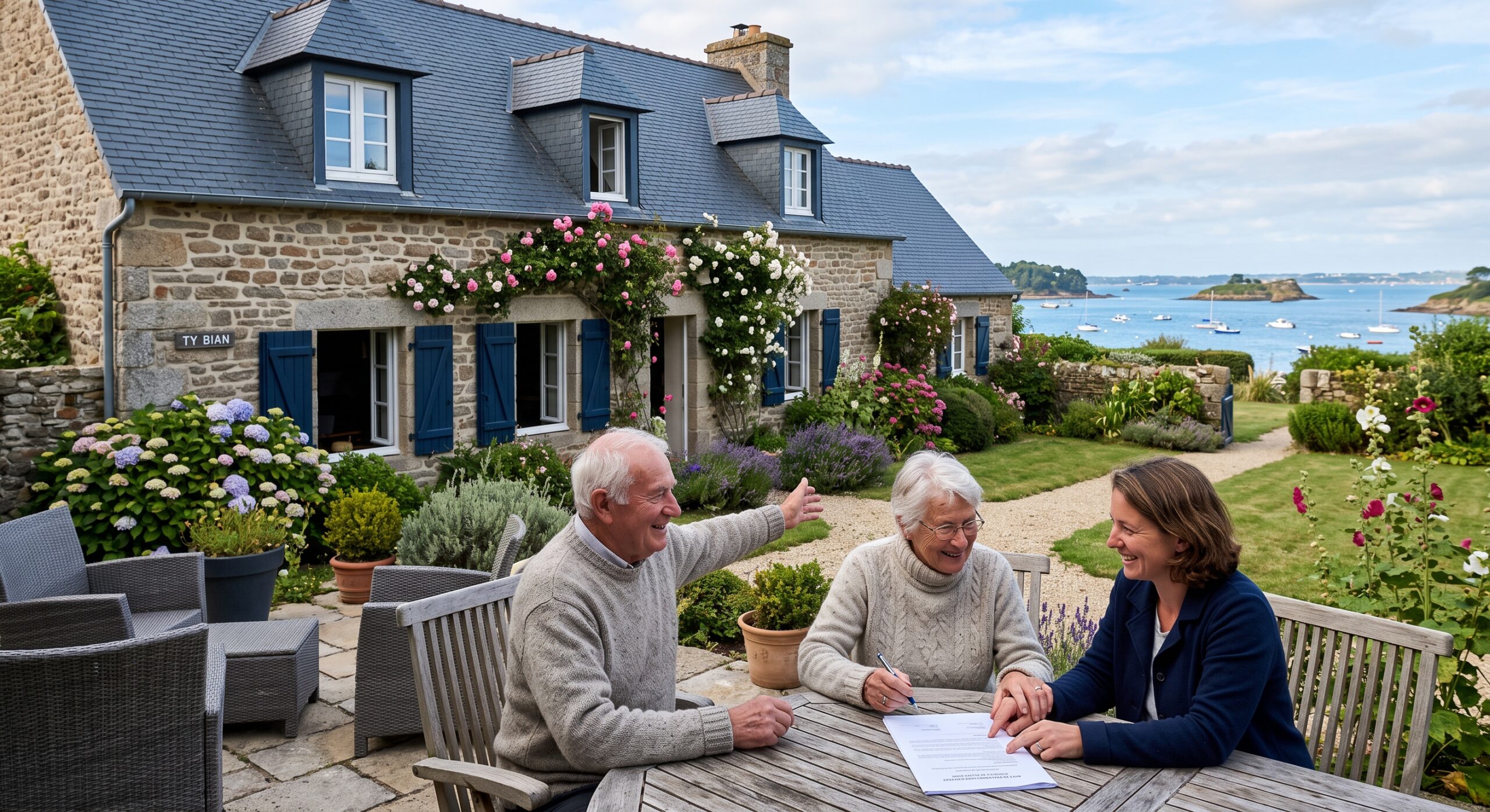 Donation immobilière en démembrement de propriété d'une maison de famille