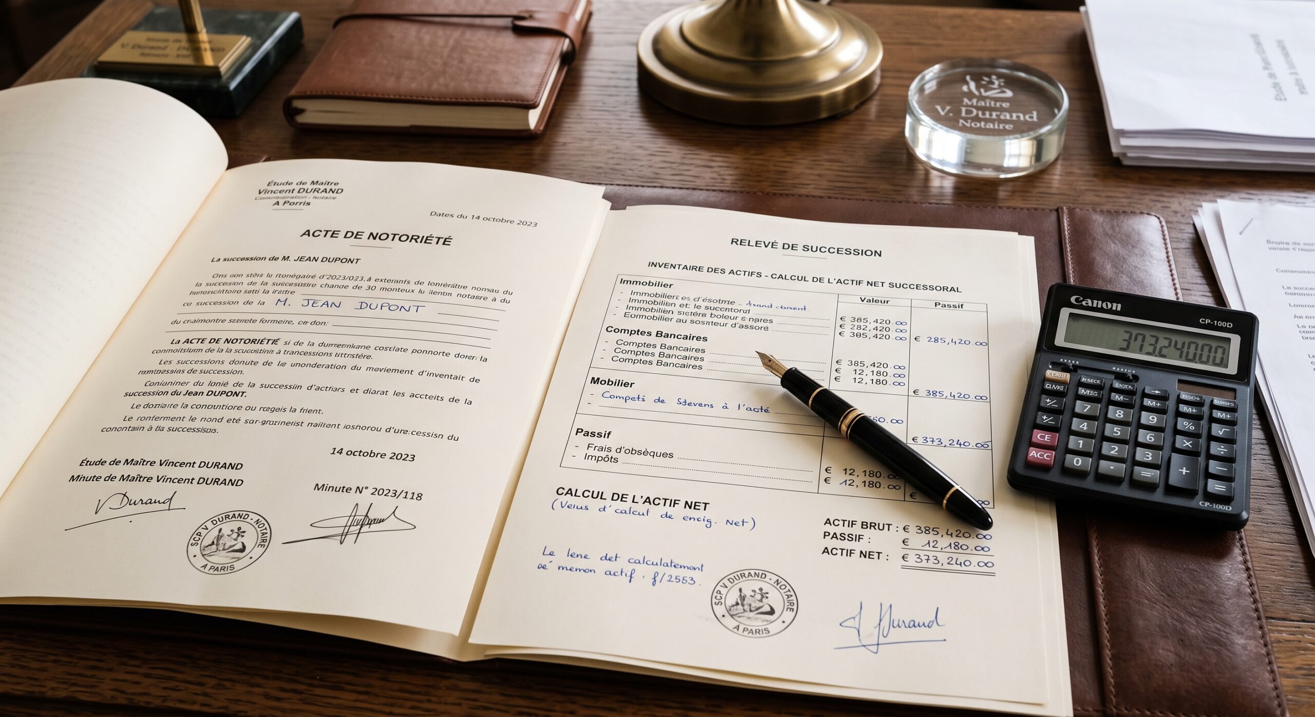 Règlement d'une succession et calcul de la créance d'aide sociale Aspa à l'office notarial de Morlaix 