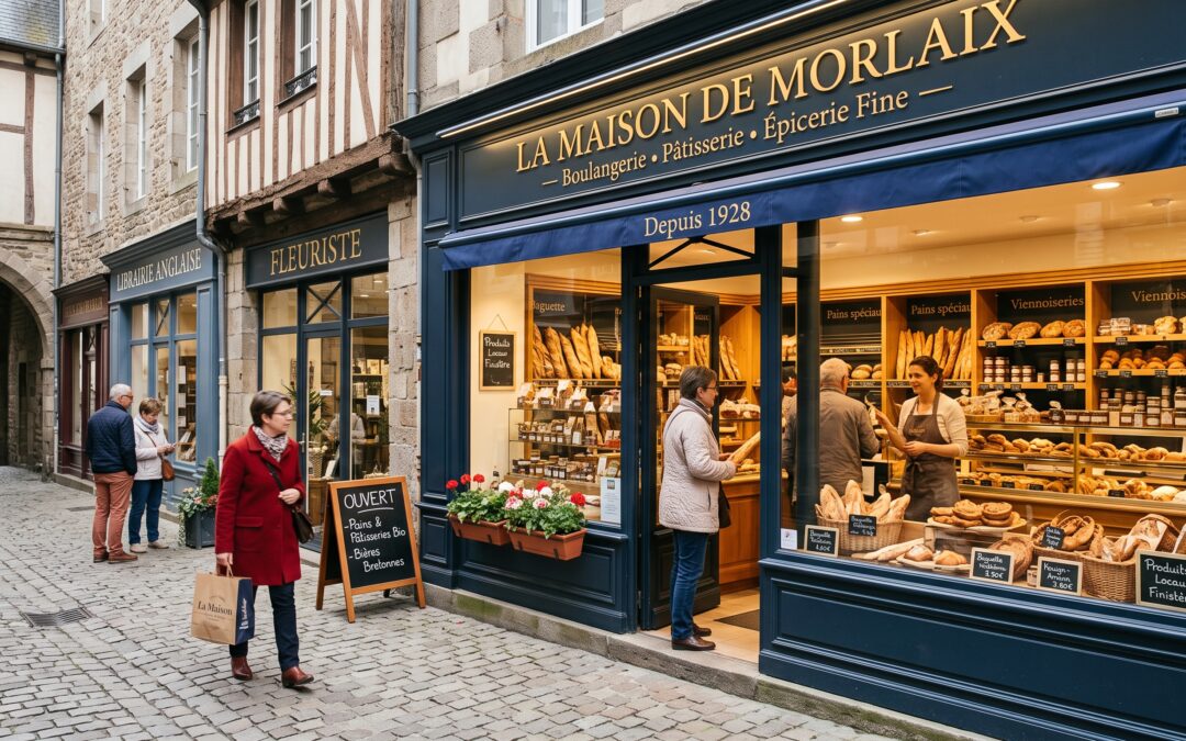 Boutique de centre-ville et gestion d'un bail commercial à Morlaix dans le Finistère