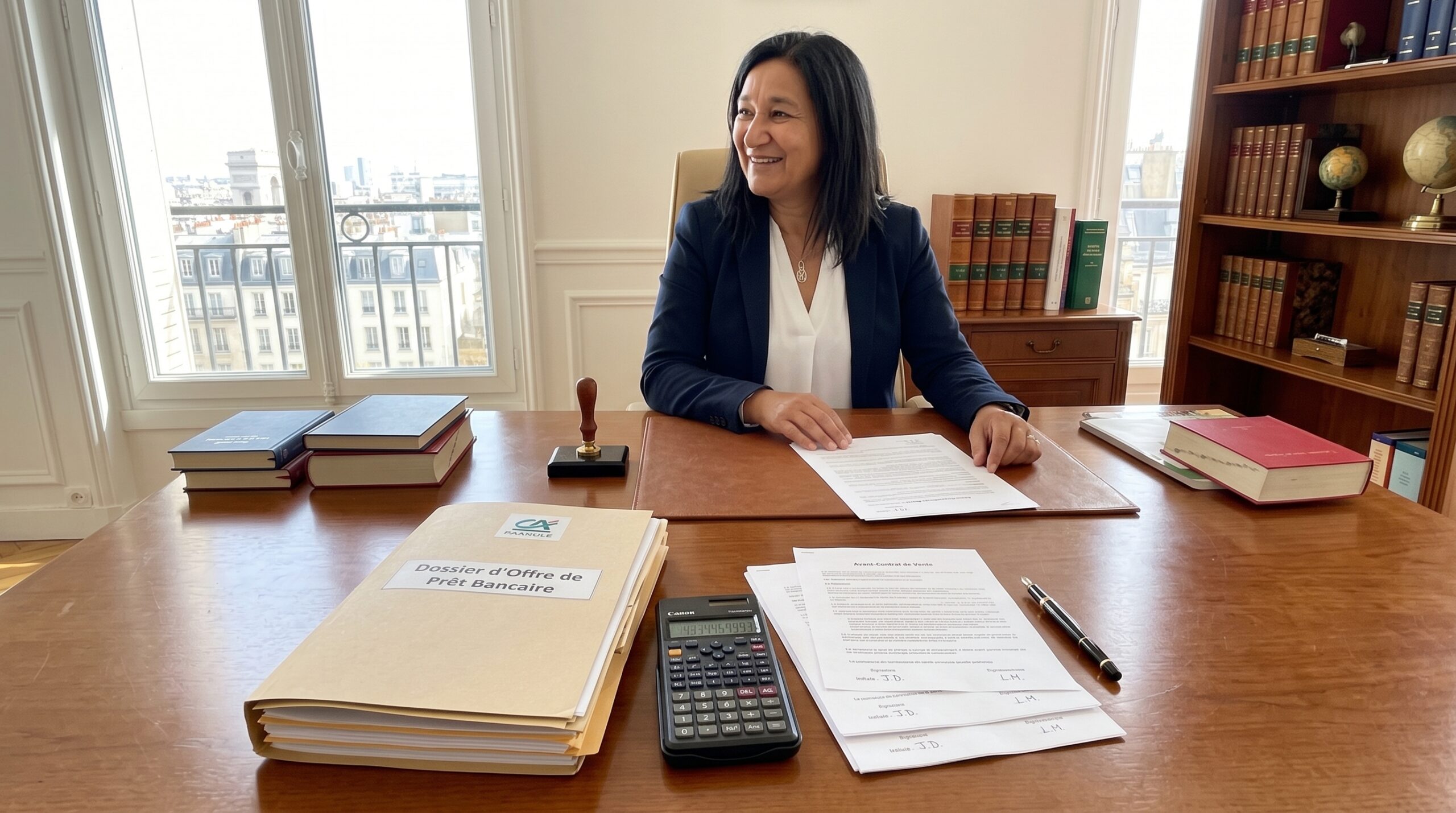 Redaction de la condition suspensive de pret Office France Malepart Morlaix