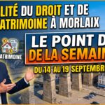 Synthèse hebdomadaire d'actualités juridiques et notariales par un notaire à Morlaix