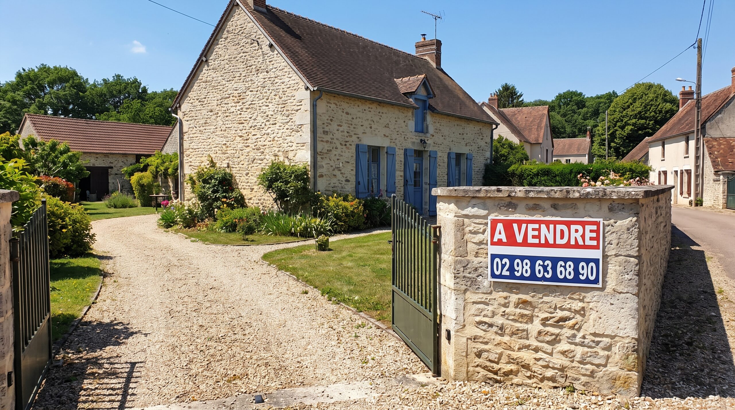 Achat maison en pierre et calcul des frais de notaire a Morlaix