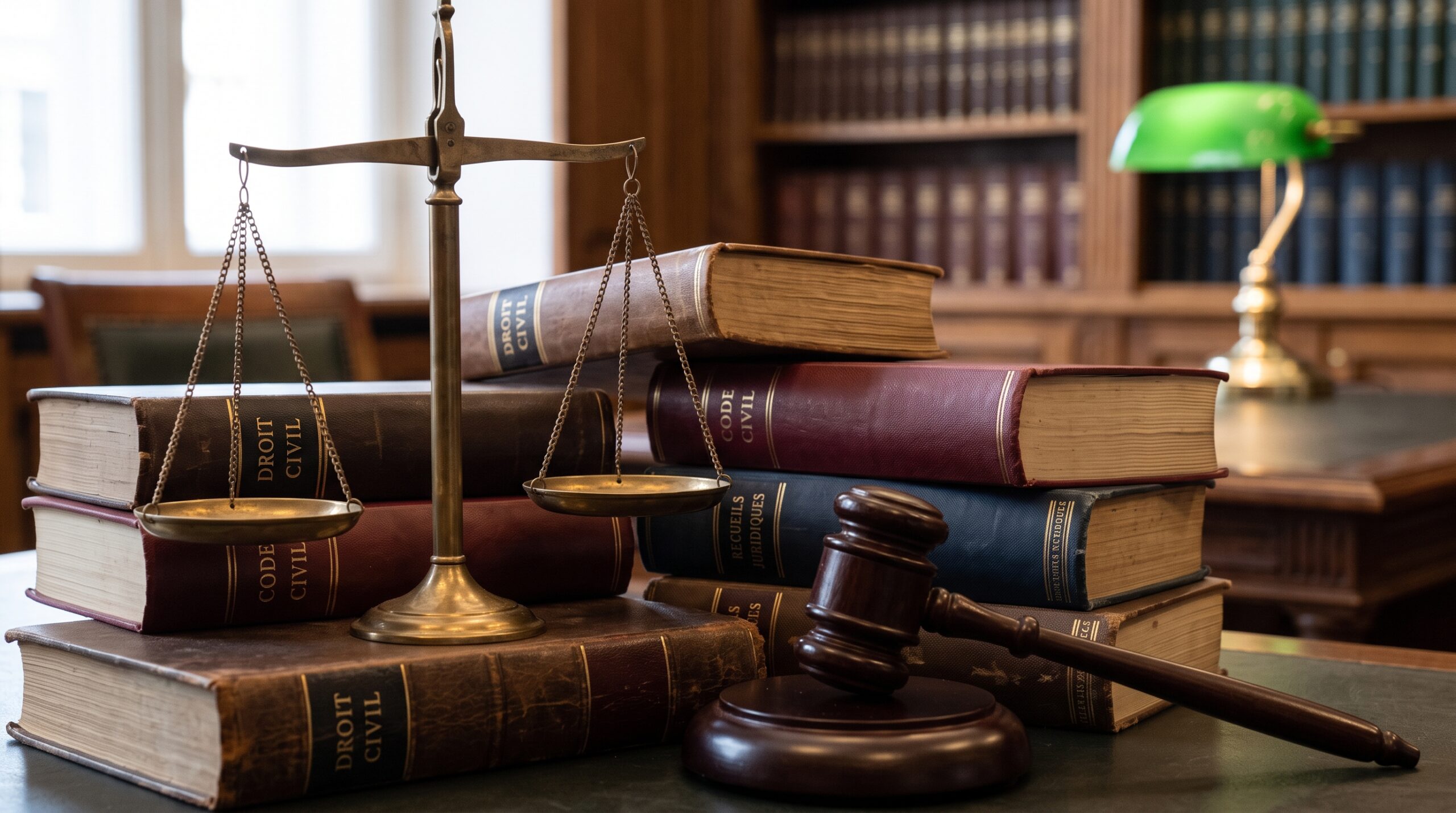 Balance de la justice et textes du Code civil sur la responsabilite delictuelle etude notaire Morlaix