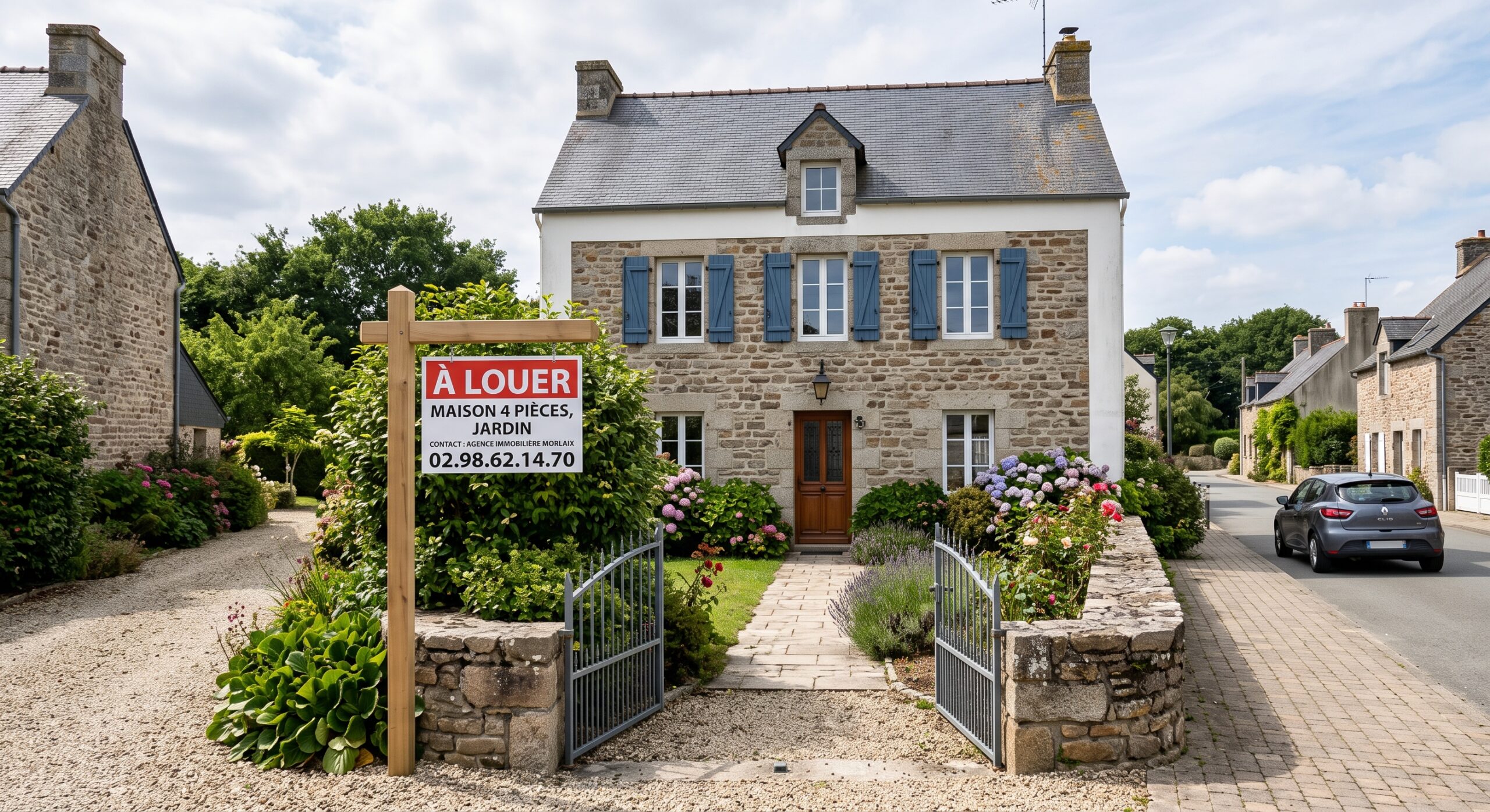 Maison de famille en indivision successorale et gestion locative notaire Morlaix