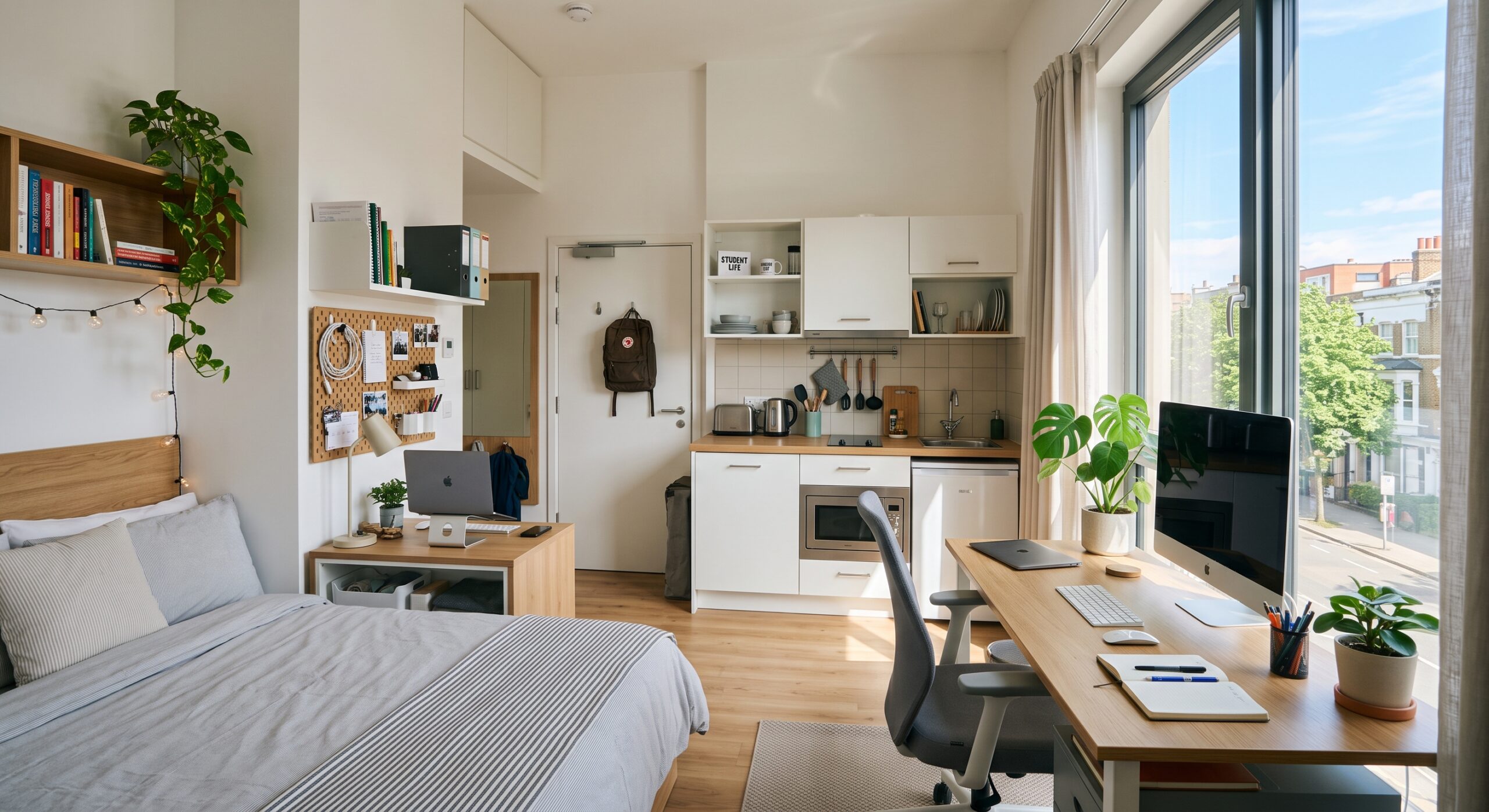 Studio meuble et amenagement pour investissement locatif etudiant en Finistere