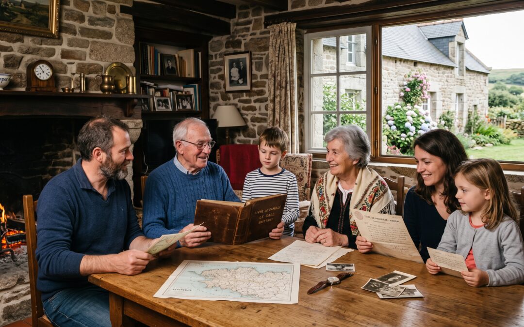 Transmission patrimoniale intergenerationnelle d un bien de famille etude notaire Morlaix