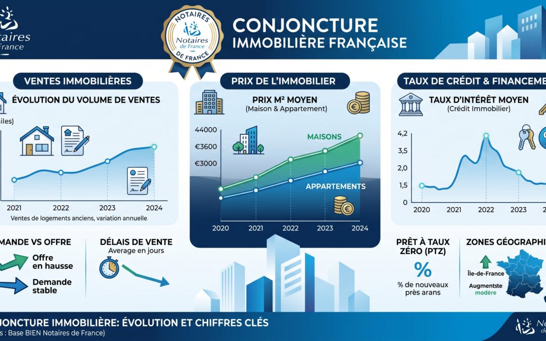 evolution marché immobilier analyse des notaires